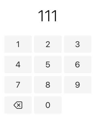 number-pad-view - Integer Mode preview