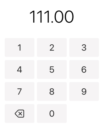 number-pad-view - Price Mode preview